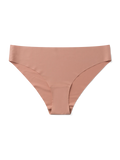 Slip senza cuciture da donna marrone cipria