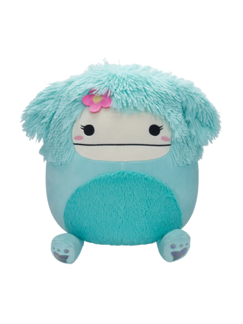 Squishmallows Joelle il Bigfoot con fiore, 30 cm
