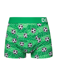 Boxer aderenti corti da uomo Campo da calcio