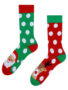 Calzini caldi Buonumore Santa & Rudolph