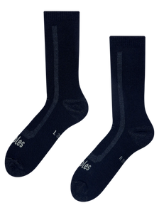 Calzini in spugna di lana Merino blu scuro