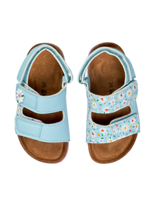 Sandali in sughero per bambini Cuori e margherite