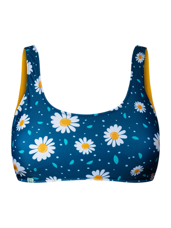 Top bikini sportivo Buonumore Fior di margherita