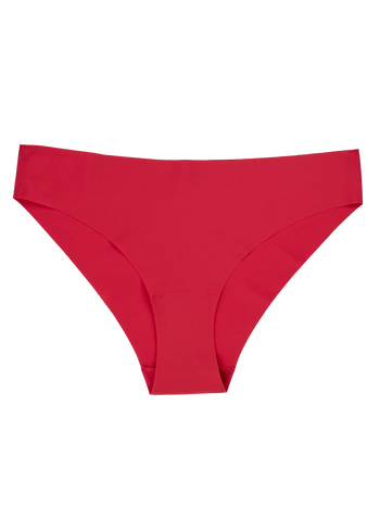 Slip senza cuciture da donna rosso passione