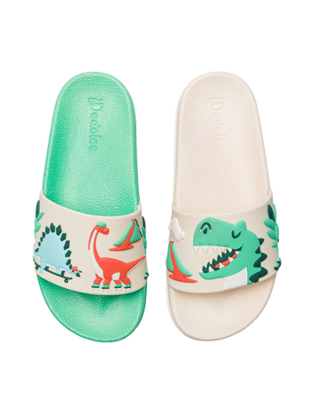 Ciabatte Buonumore per bambini Skatepark dei dinosauri