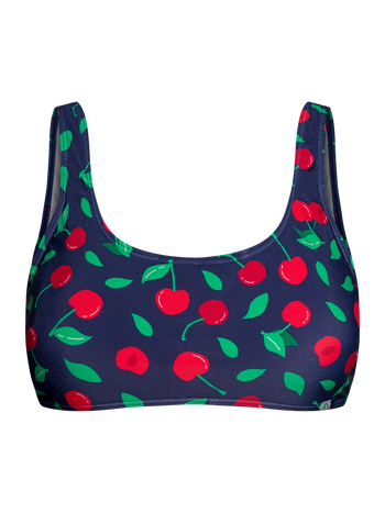 Top bikini sportivo Buonumore Ciliegie dolci