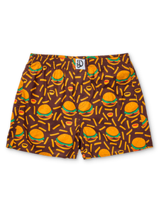 Boxer da uomo Buonumore Hamburger e patatine fritte