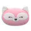 Squishmallows Stackables Rhiannon la volpe rosa con occhi chiusi, 30 cm
