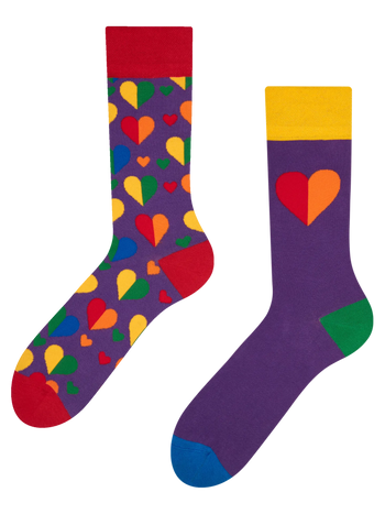 Calzini Buonumore Cuori arcobaleno
