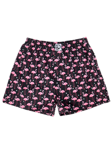 Boxer Buonumore da uomo Fenicotteri e cuori
