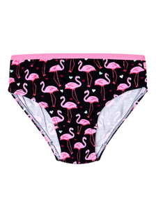 Slip Buonumore da bambina Fenicotteri e cuori