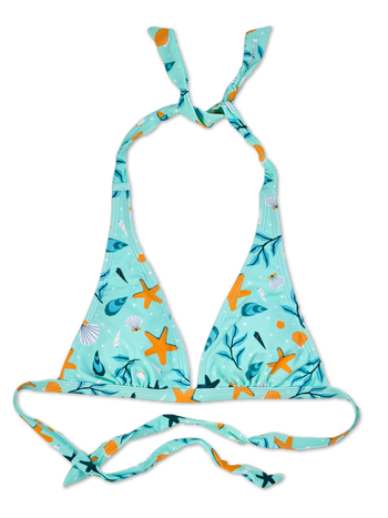 Top bikini Buonumore a triangolo Conchiglie