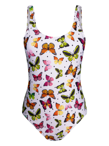 Costume intero Buonumore da donna Farfalle colorate