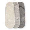 Confezione da 3 fantasmini classici grigio mélange