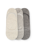 Confezione da 3 fantasmini classici grigio mélange