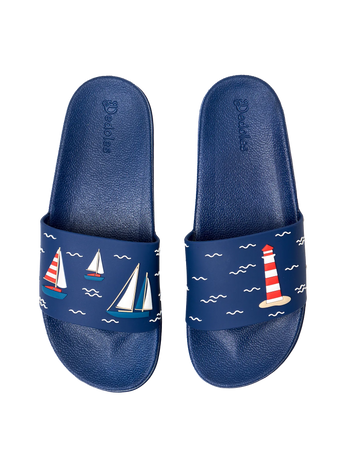 Ciabatte Buonumore Barche a vela in mare