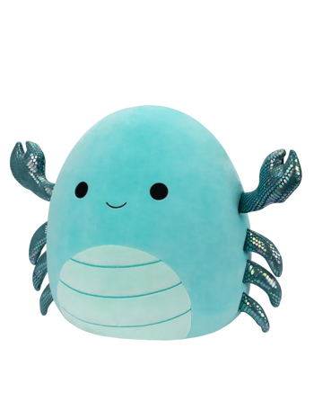 Squishmallows Carpio lo scorpione blu-verde, 40 cm