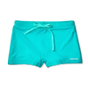 Pantaloncini da bagno elasticizzati per bambini, turchese