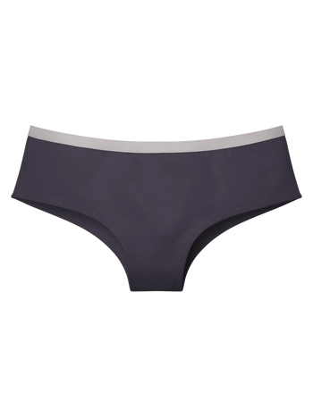 Slip hipster da donna grigio antracite