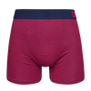 Boxer aderenti da uomo stampati blu e rosso