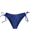 Slip bikini regolabili blu scuro