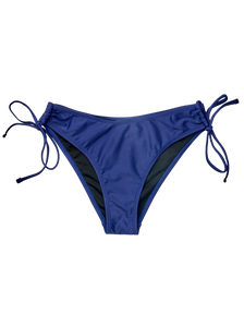 Slip bikini regolabili blu scuro
