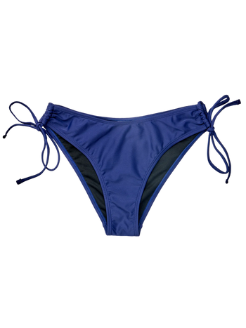 Slip bikini regolabili blu scuro