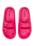 Sandali con plateau da donna Rosa lampone