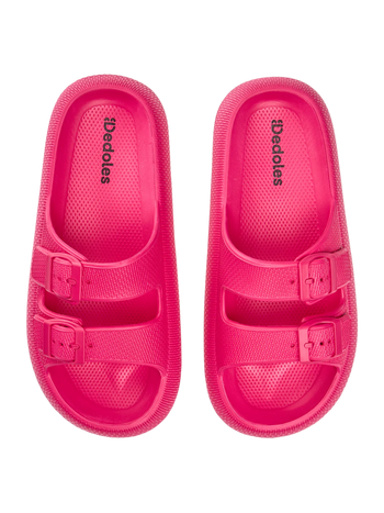 Sandali con plateau da donna Rosa lampone