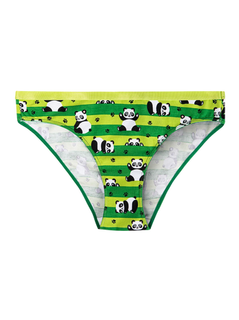 Slip Buonumore da donna Panda e righe