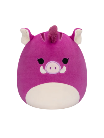 Squishmallows Jenna il cinghiale viola, 20 cm