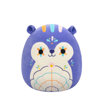 Squishmallows Luzma lo scoiattolo Day of the Dead lavanda, 20 cm