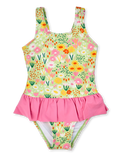 Costume da bagno Buonumore da bambina Prato fiorito