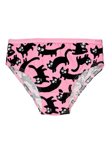 Slip Buonumore da bambina Gatti rosa