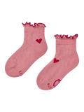 Calzini cutecore da bambina Cuori rossi