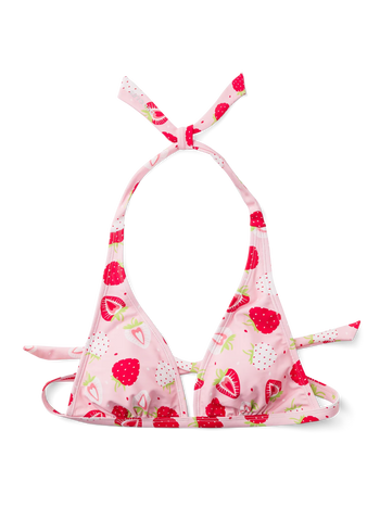 Top bikini Buonumore a triangolo Fragole dolci