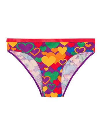 Slip da donna Buonumore Amore multicolore