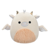 Squishmallows Buck il drago crema e pesca con pancia pelosa, 20 cm