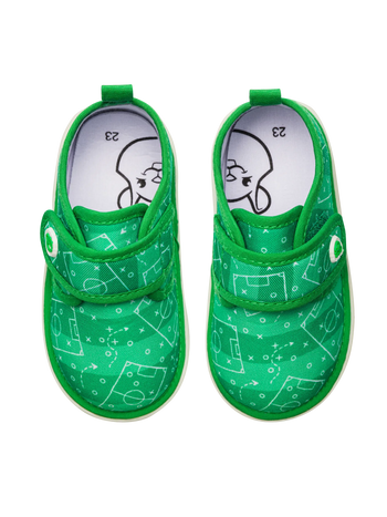 Pantofole da neonato Buonumore Campo da calcio