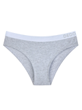 Slip da donna in modal grigio chiaro mélange