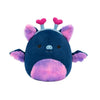 Squishmallows Milan la volpe volante gotica blu navy, 20 cm