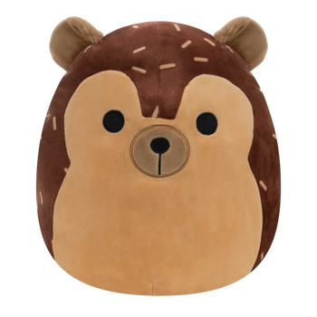 Squishmallows Hans il riccio marrone, 20 cm