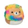 Squishmallows Leonard il leone con criniera arcobaleno, 30 cm
