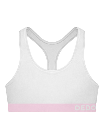 Bralette da donna bianco