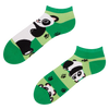 Calzini alla caviglia Buonumore Panda e righe