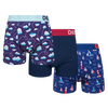 Confezione da 3 boxer aderenti da uomo Buonumore Acqua e aria
