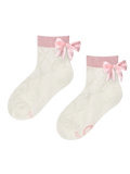Calzini cutecore da bambina Fiocco rosa