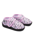 Pantofole da bambino Buonumore con velcro Unicorno arcobaleno