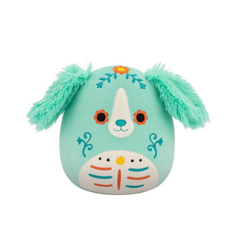 Squishmallows Lisbeth il retriever Day of the Dead verde menta, 20 cm