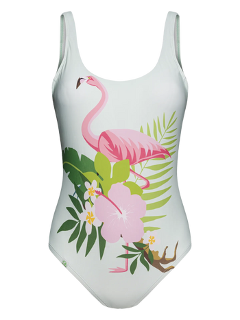 Costume intero Buonumore da donna Fenicottero tropicale